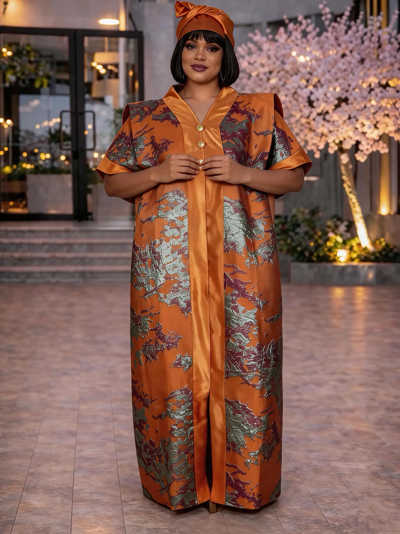 Luxury Jacquard Satin Abaya Dr - Abaya Modest Wear 评论和价格