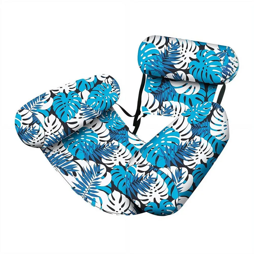 Aufblasbarer Schwimmender Pool-Liegestuhl, Neue Wasser-Hängematte, Sofa mit Rückenlehne, Tragbarer Strand-Liegestuhl, Robuster Sommer-Outdoor-Relax-Sessel – Detail 1