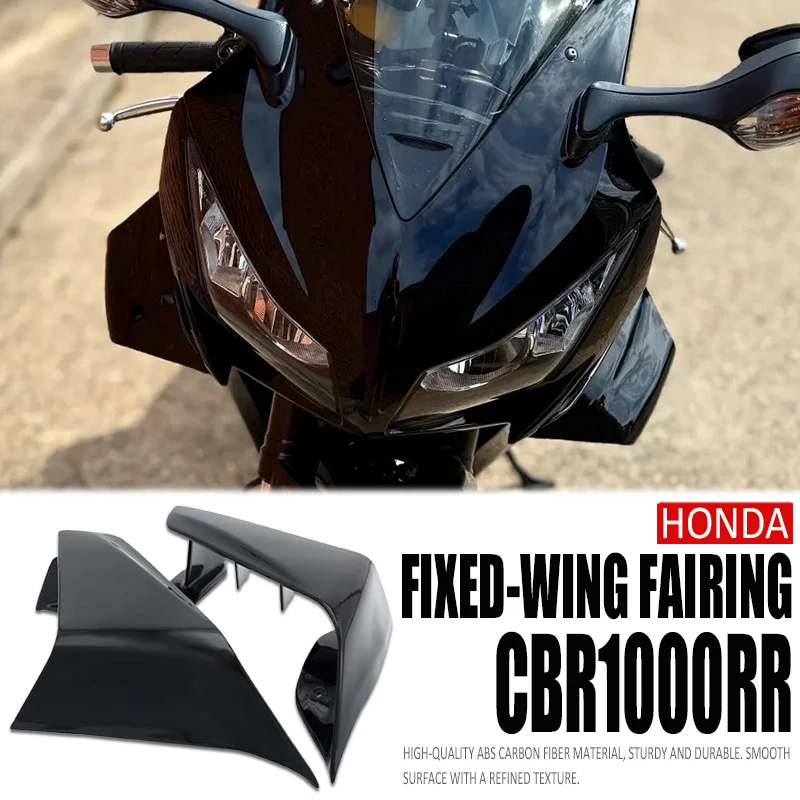 

For Honda CBR1000RR CBR 1000RR 2012-2016 New Motorcycle Winglet Fixed Wind Wing ABS Carbon Fiber Aerodynamic Winglet Spoiler Kit