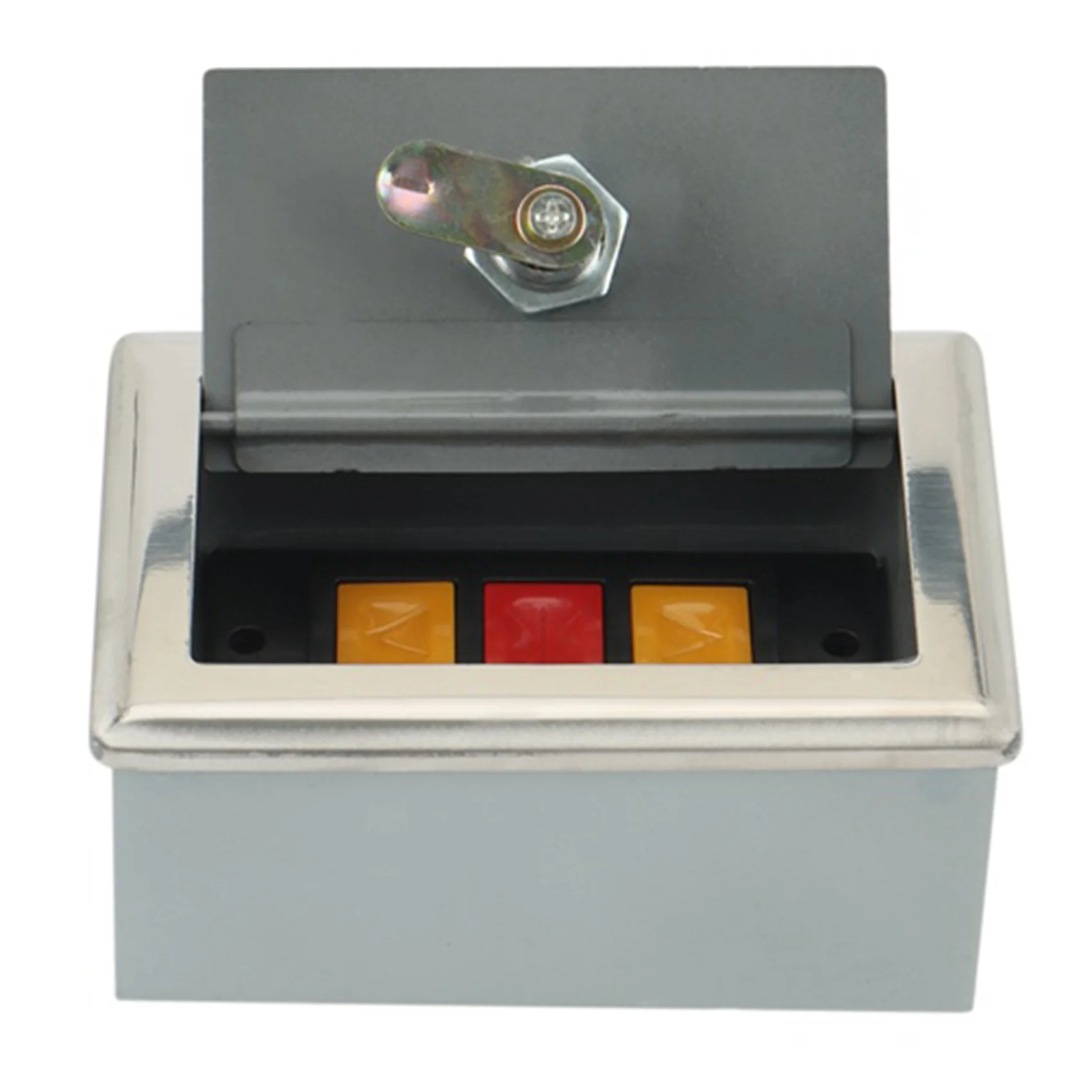 Garage Door Opener, Electric Door Roll Switch Lock Box, Mounted Concealed Button Switch C
