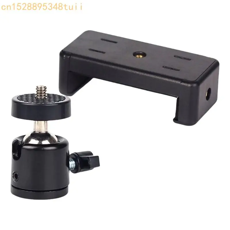 

Y4QF Universal Phone Holder Clip Mount with 360 Degree Rotating Metal Ball Head