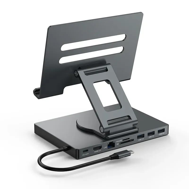 Stand Docking Station Tablet Notebook 2.0 Gigabit Ethernet Port