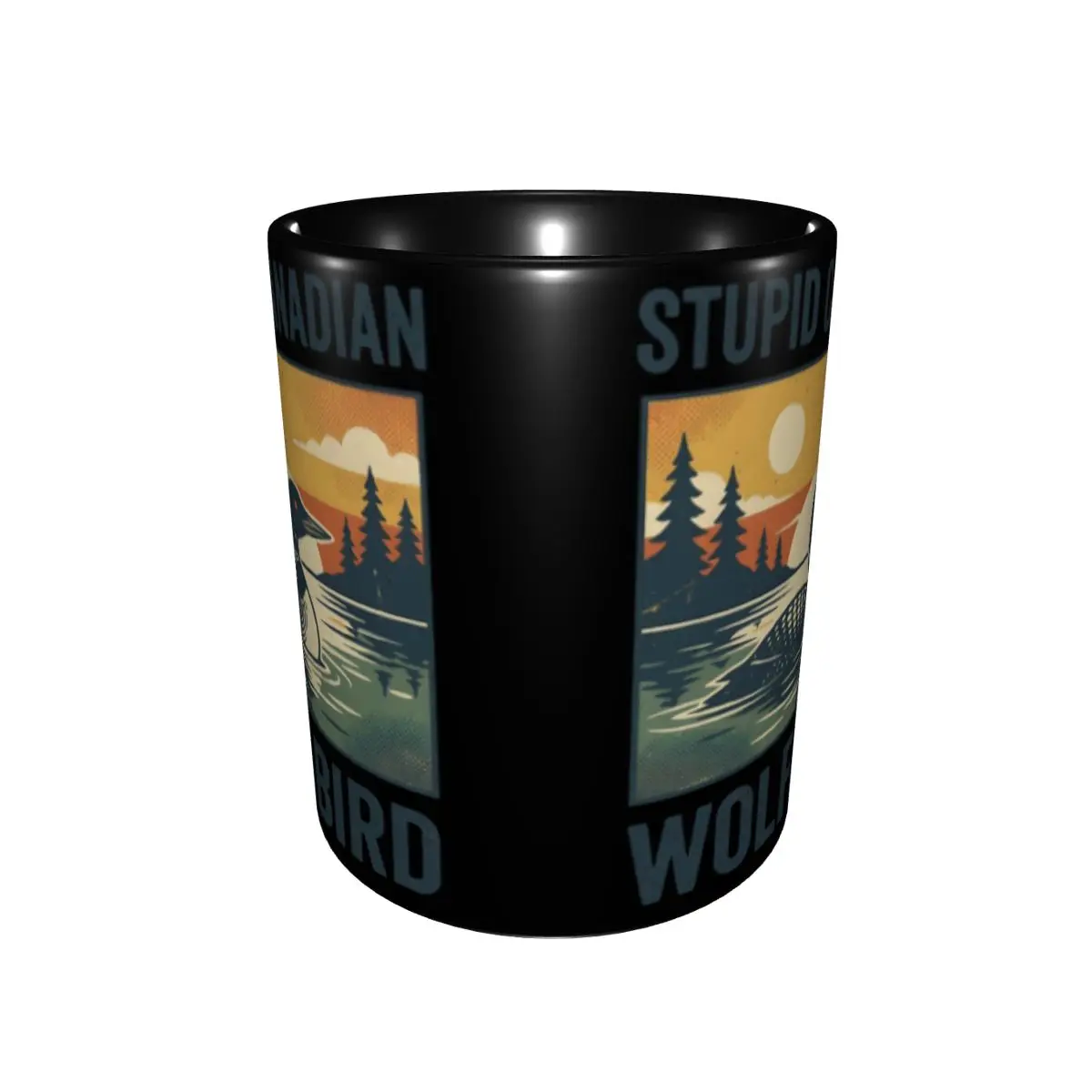 2025 Heated Rivalry Stupid Canadian Wolf Bird Accessories Mugs Novelty Tea Cup