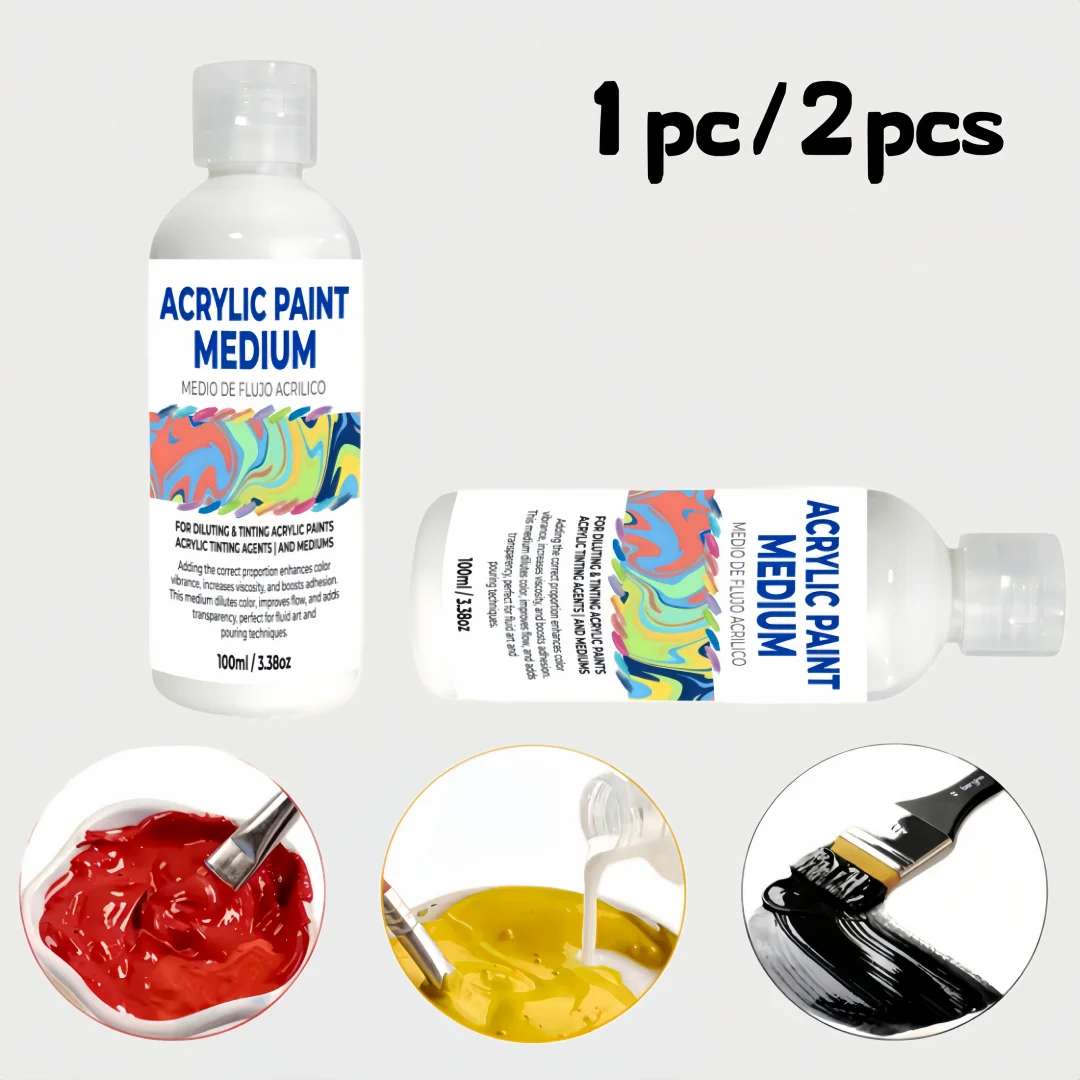 High-Quality Mixable Thinner ACRYLIC PAINTING MEDIUM Festival Art Supplies For Artists And Enthusiasts