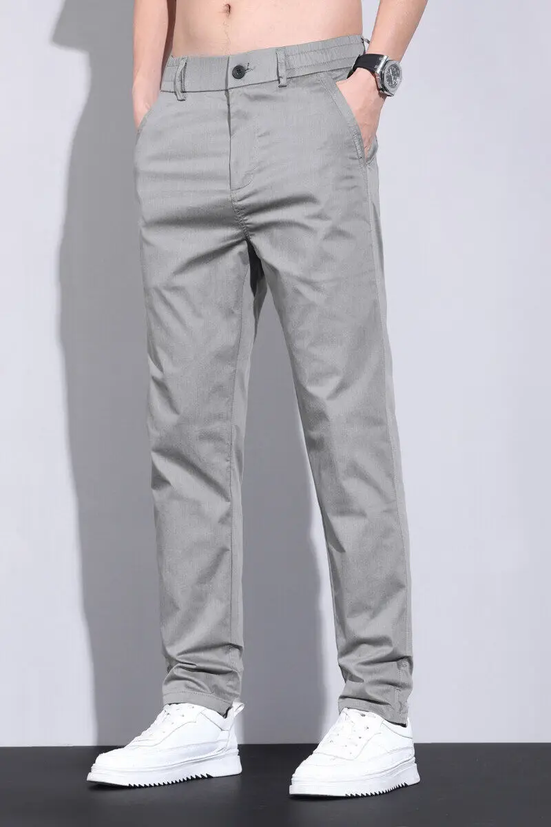 High-quality 2025 Spring New Men's Casual Pants, Stylish and Versatile Business Chino Pants