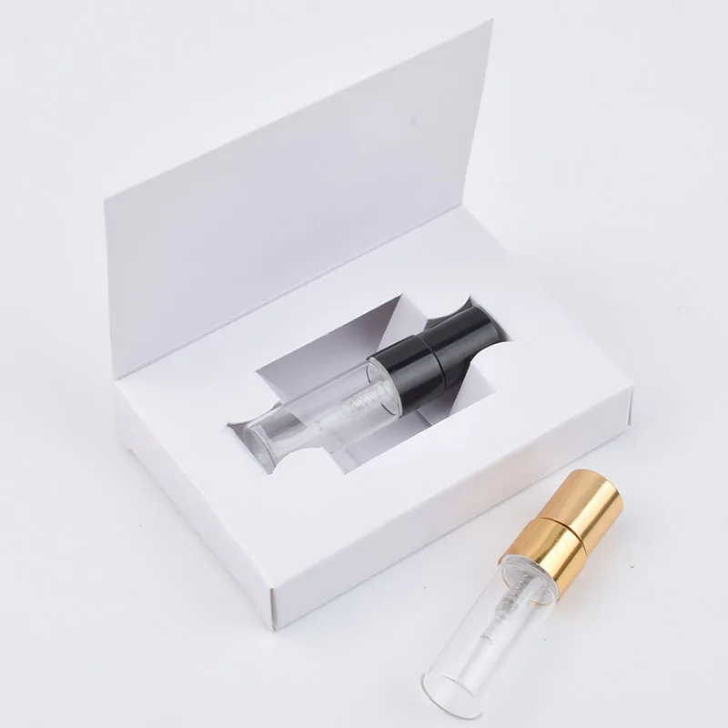 

20pcs/50pcs/100pcs/Lot 3ML Refillable Perfume Bottle With Box Empty Spray Bottle Atomizer Perfume Bottles Wedding Gift