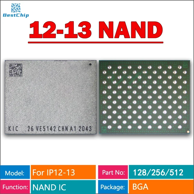 64GB 128GB 256GB 512GB 1TB HDD Nand Flash memory IC chip For iPhone 12 13 Series 12Pro/Max/Mini 64G 128G 256G 512G