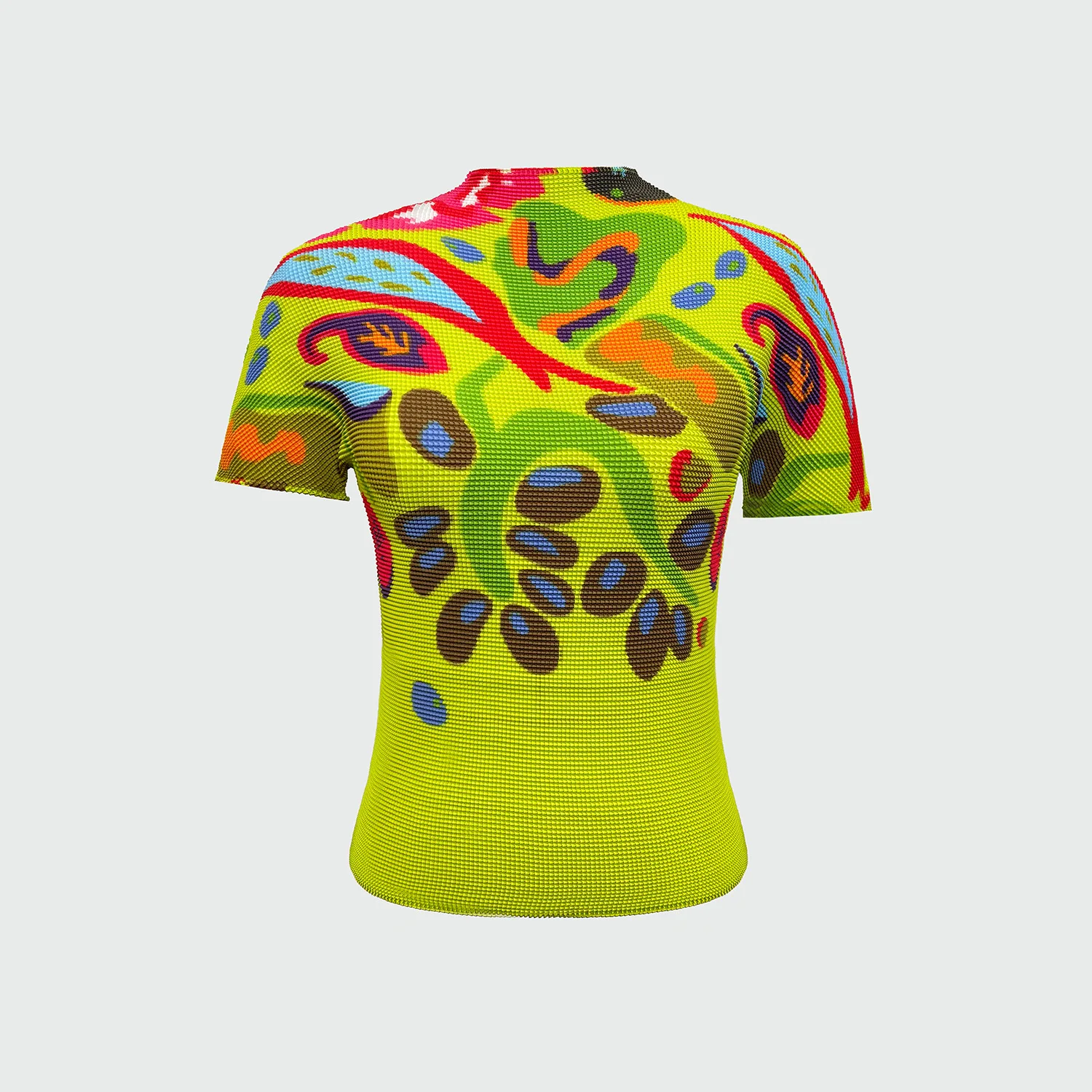 Miyake-Top plisado con sentido de moda para verano, Top fino y cómodo, modelos de mostrador, cuello medio alto, jersey de fácil cuidado, 2026