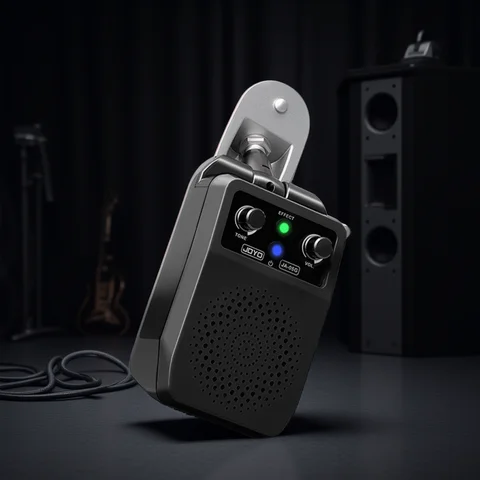 JOYO JA-05G Portable Guitar Plug Amplifier Built-in 4 Effects Plug and Play Mini Amp Speaker for Electric Guitar Practice
