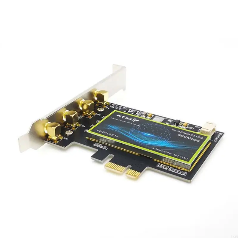 N84B BCM94331CD Adattatore WiFi Wifi Dual Band PCIE 1x Scheda rete PC desktop Desktop