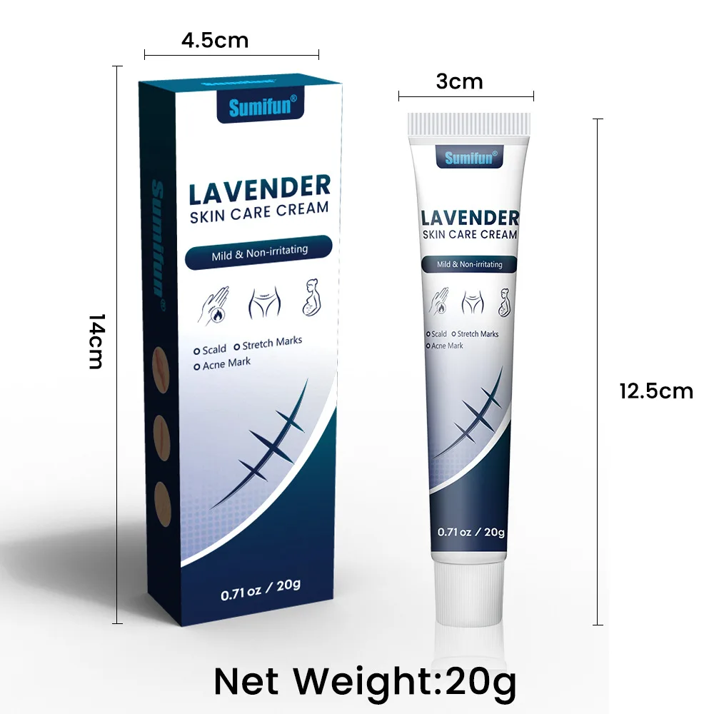 라벤더 오일이 함유된 천연 흉터 제거 젤, 오래된 흉터, 튼살, 수술 후 흉터, 여드름 자국 개선