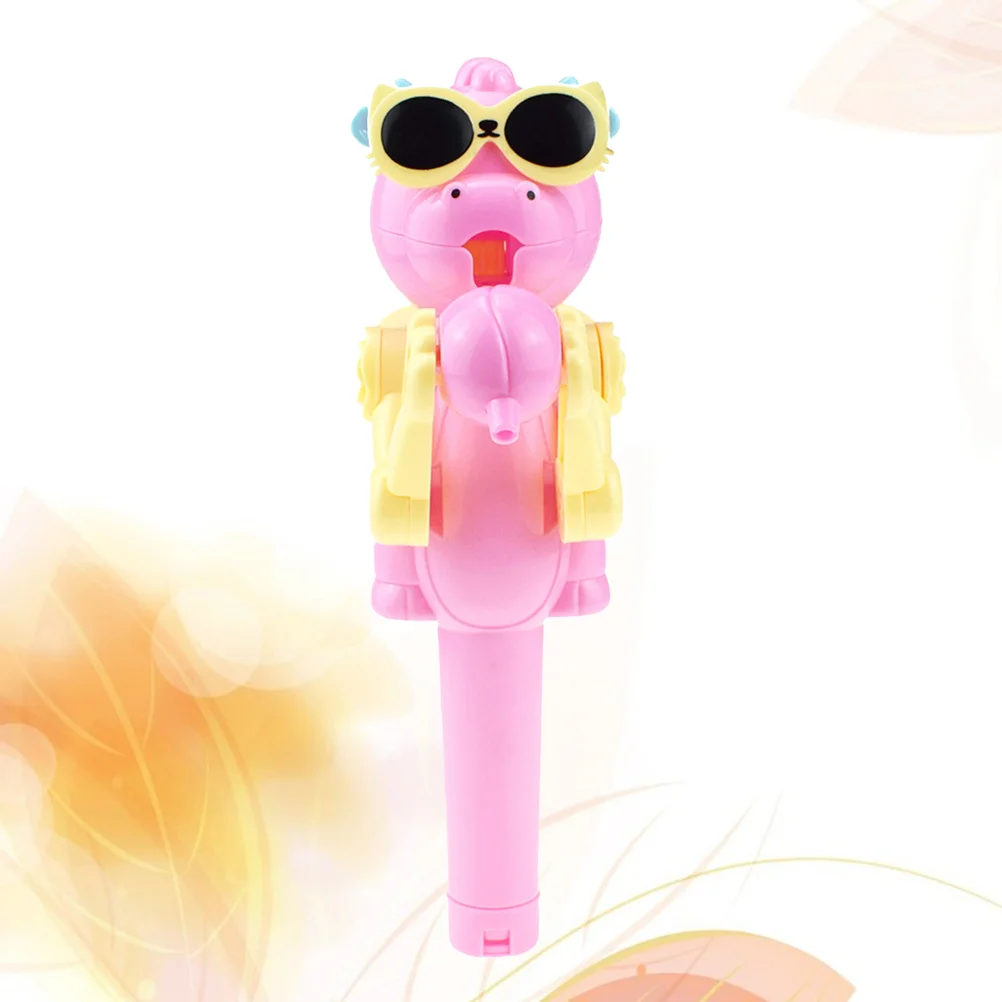 Christmas Child Pink Gift Bag Lollipop Robot Stand Lolipops for Kids Creative Toy