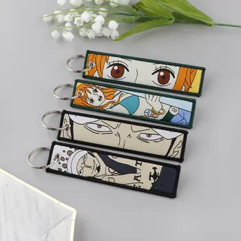 JEDNODUCHÝ Anime přívěsek na klíče pro muže a ženy s výšivkou, držák na klíče, přívěsek na klíče pro motocykly, příslušenství, dárky 10 nejlepší prodej Klíčenka s anime motivem motocyklu - №6