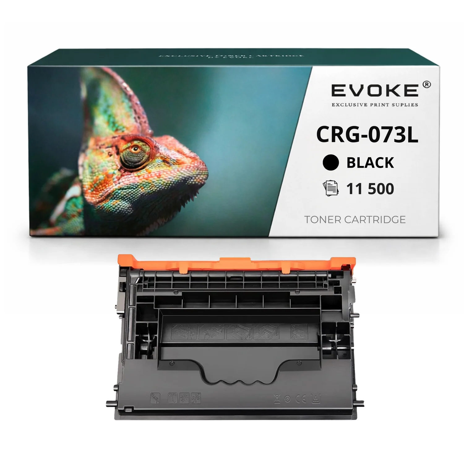Evoke Compatibele Toner voor Canon Crg073L Crg-073L Zwart 11500 Pagina's I-Sensys Lbp-361Dw Lbp-361I Lbp-362Dw