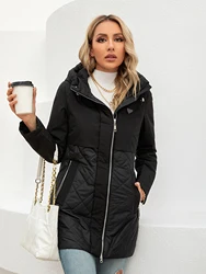 Cinemore Women's jacket long Fashion Grace women winter down jackets Zipper pocket with belt parka high quality outwear 8226