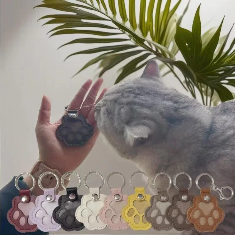Pet Hair Memorial Keychain PU Leather Keepsake Locket for Cat Dog Fur Pet Hair Storage Pendant Handbag Hanging Accessories