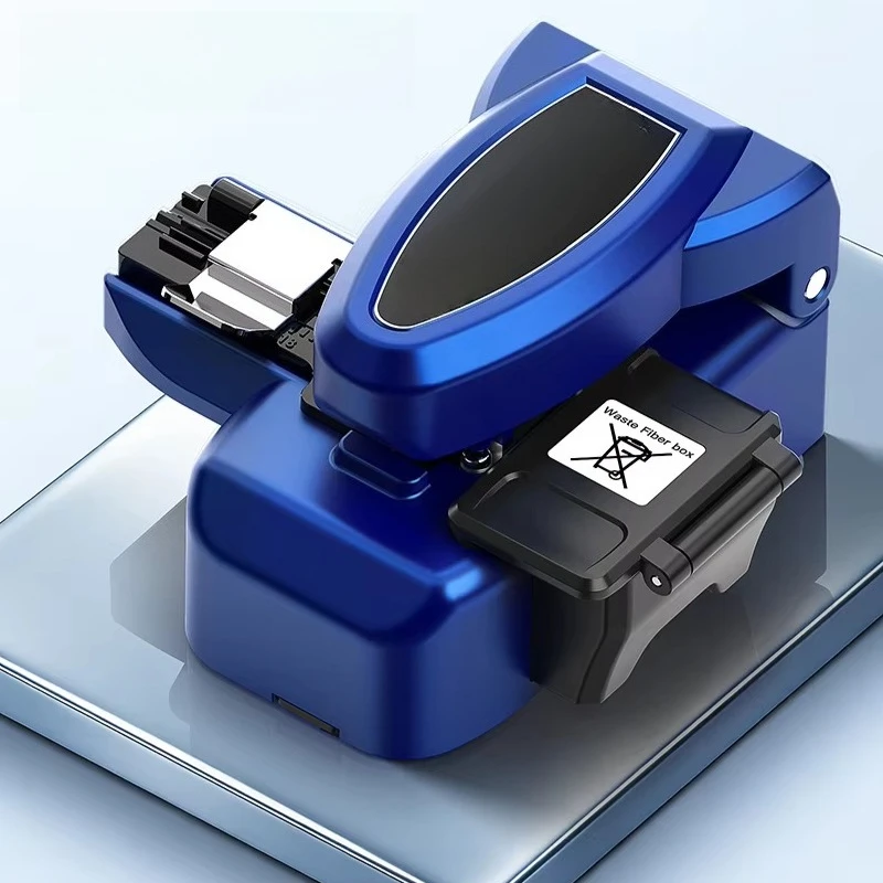 One-Click Fiber Optic Cleaver, One Step Optical Fiber Cutting Knife for FTTH, Fiber Fusion Splicing & Telecom Installation