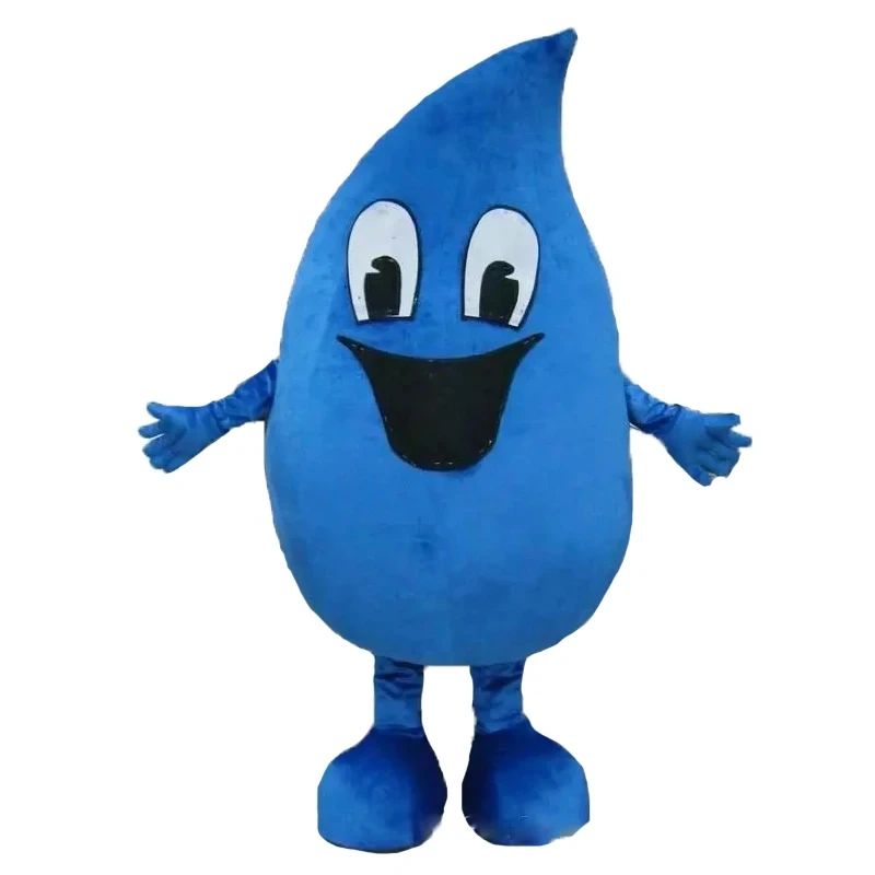 Water Drop Mascot Costume Water Conservation Advertising Celebration Fancy Dress Party Costumes Carnival Performance Props