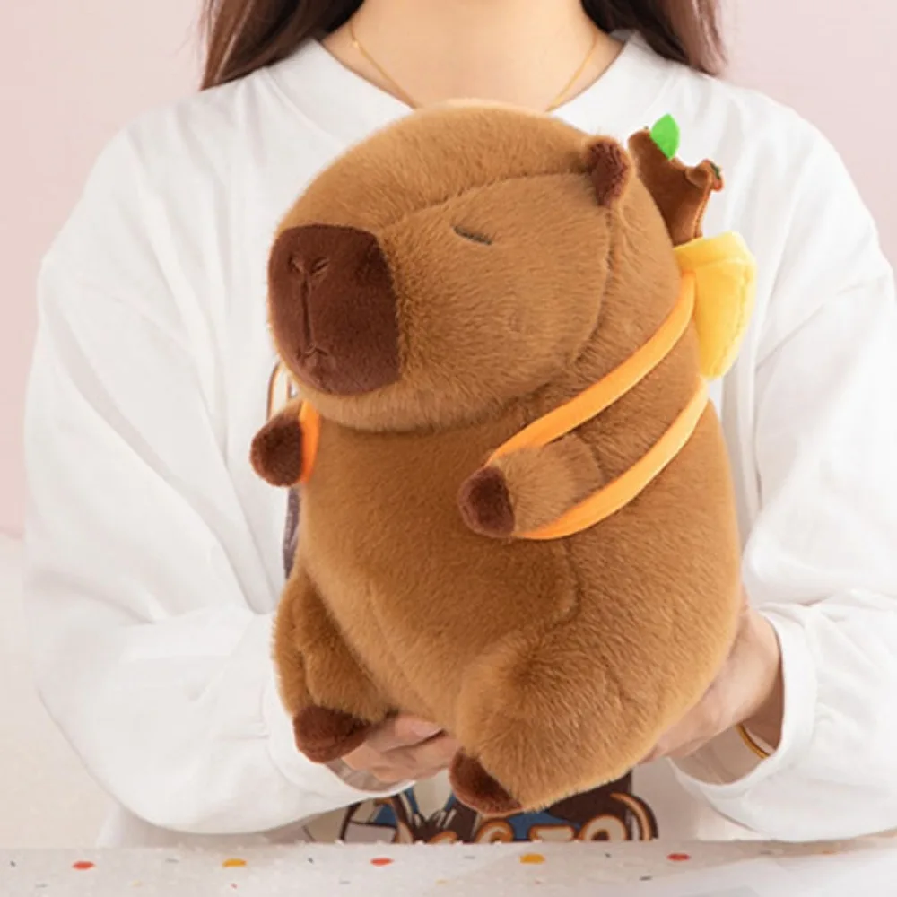 

Funny Wealth Tree Capybara Plush Doll Stuffed PP Cotton Simulation Capybara Toy Soft Animal Stuffed Capybara Doll Christmas