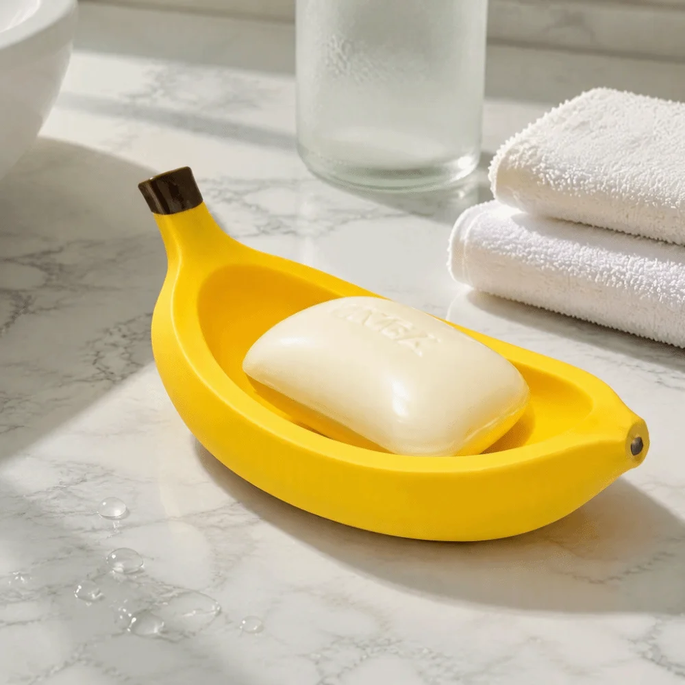 Multi-purpose Drainable Soap Dish Draining Drain Design Soap Holder Single Layer No Drill Wall Mounted Soap Dish Household