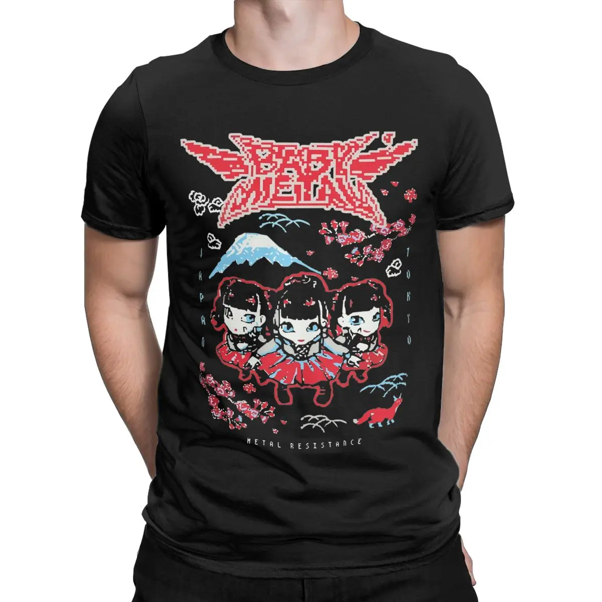 Summer Men Women's BabyMetal Tokyo Metal Band T Shirts Apparel Cotton T-shirt Clothing Unique Tee Shirt