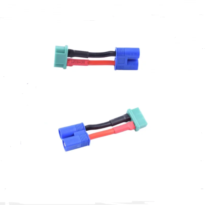 2Pcs EC3 Male Female to Deans XT30 EC2 Mini Tamiya Mpx Tamiya Male Female Connectors Plugs Adapters for RC Battery Esc