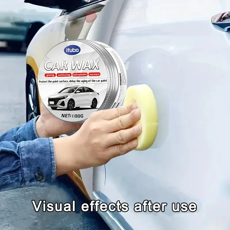 Premium White Car wax - Scratch repair and polishing paste for long-lasting shine and protection for all white vehicles