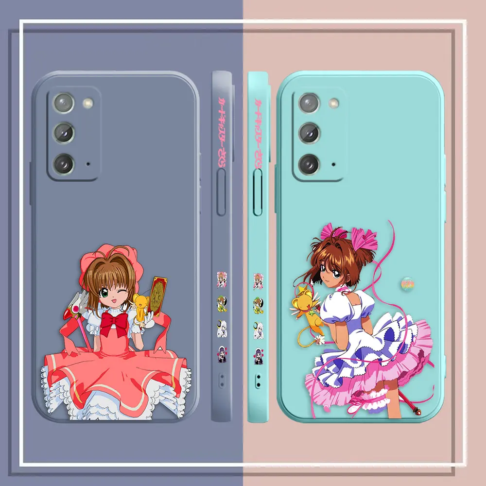 Sakura Kinomoto Cardcaptor Sakura Phone Case For Samsung A90 A80 A70 A50 A30 A20 Note 20 10 M33 Pro Plus Lite Ultra 4G 5G Case