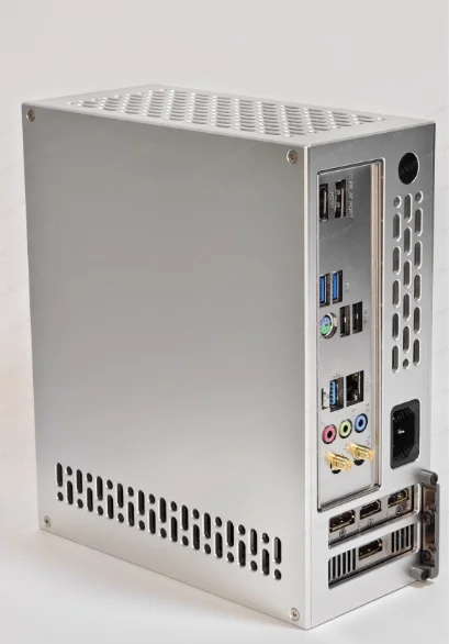 V40 싱글 슬롯 로우 프로파일 GPU: RTX 4060 및 300W 내장형 PSU, 미니 PC 플러그 앤 플레이 업그레이드 키트