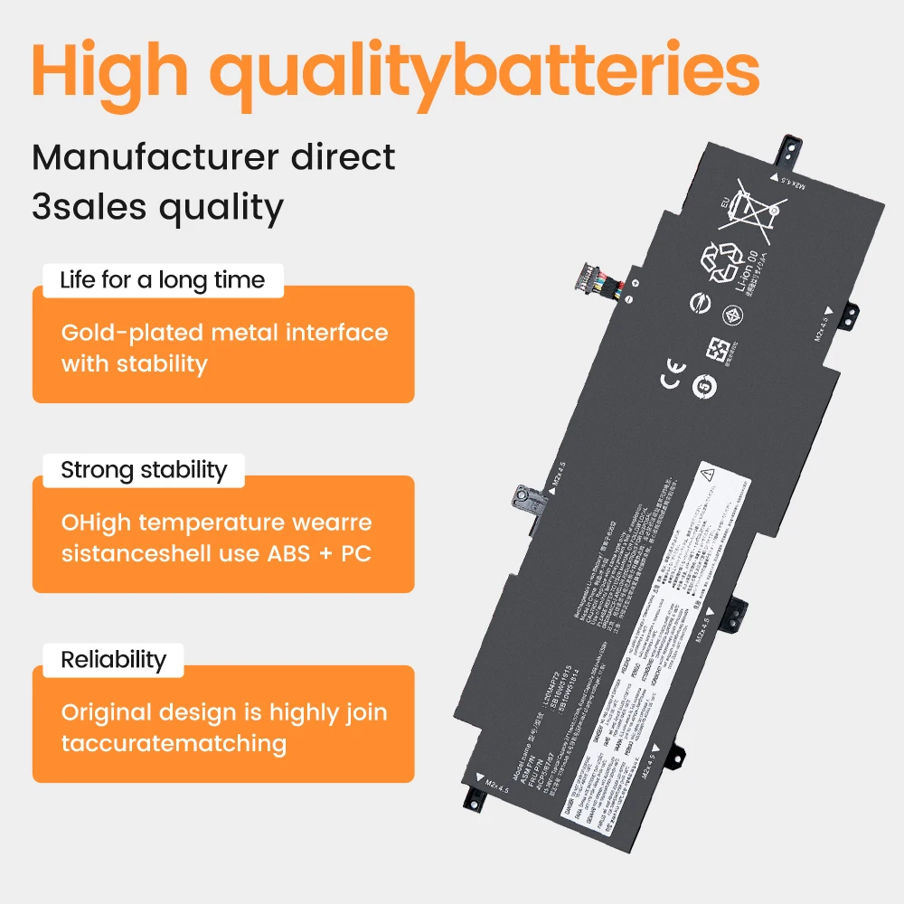 L20M4P72 SB10W51915 5B10W51814 Laptop Battery For Lenovo ThinkPad T14s Gen2 L20L4P72 L20C4P72 L20D4P72