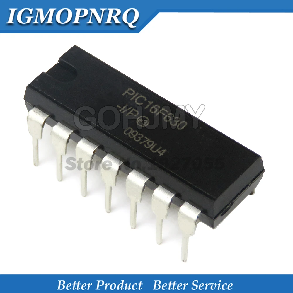 (5piece) PIC16F630-I/P DIP14 PIC16F630-I DIP PIC16F630 DIP-14 16F630 new and original IC