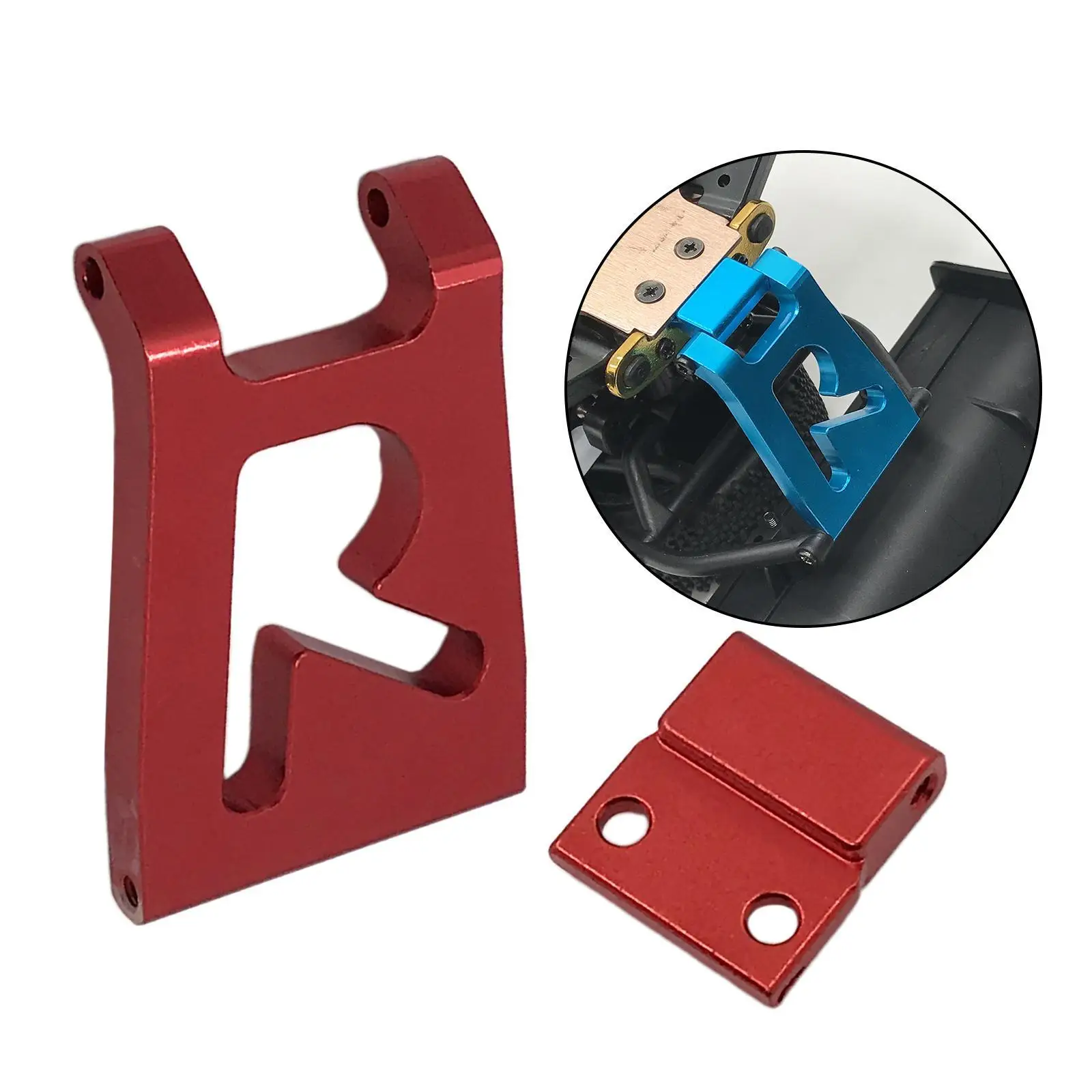 RC Vehicle Front Rear Guard Protection Alloy Metal CNC Replacement Part for Wltoys 12401