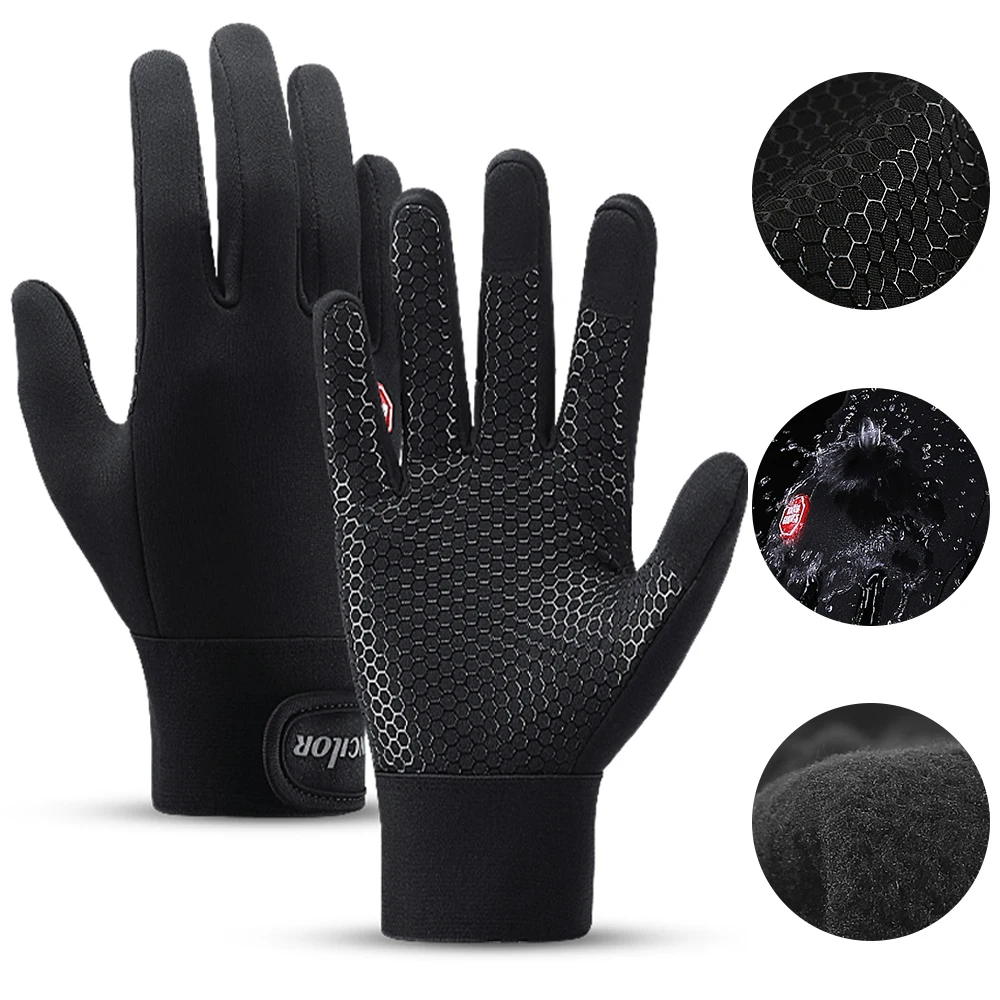 Heißer Verkauf Männer Frauen Ski Handschuhe Snowboard Handschuhe Ultraleicht Wasserdichte Winter Schnee Warme Fleece Motorrad Schneemobil Reiten Handschuhe