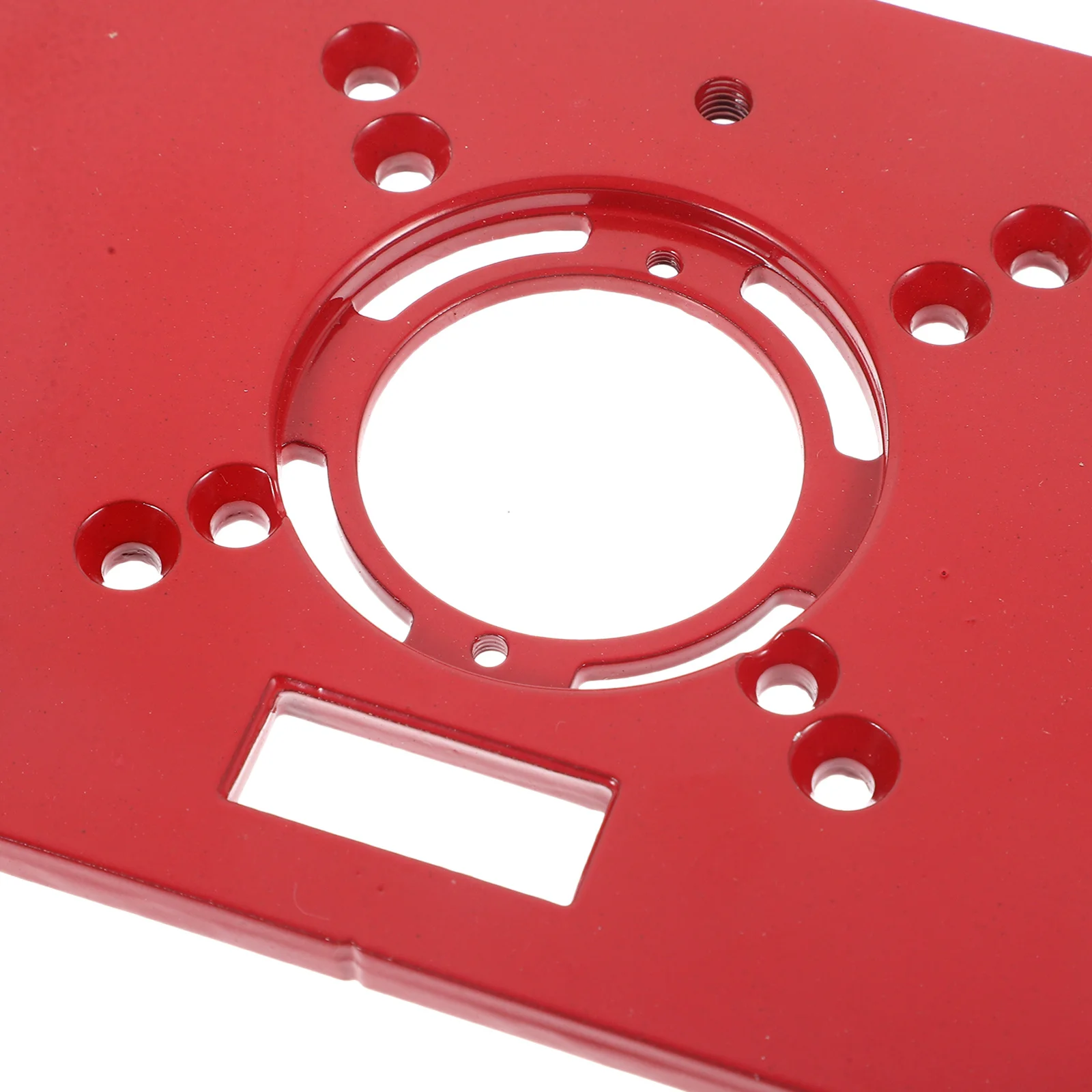 

1 Set Electric Router Table Insert Plate For Woodworking Milling Slotting Drilling Flip Board Trimming Template Aluminum Sled