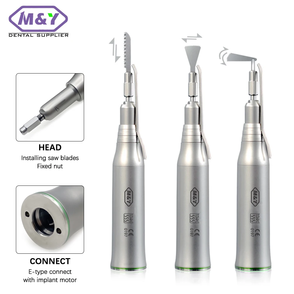 Oral Surgery Dental Surgical Saw Handpiece for Implantology /Dental Reciprocating Saw Blade Bone Cutting Handpiece Implant Motor