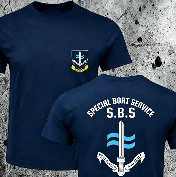 2026 Men Vintage Sword Wave Shield Emblem Graphic T Shirt Chest & Back Double Print Crewneck Tees Unisex Black Oversized Short
