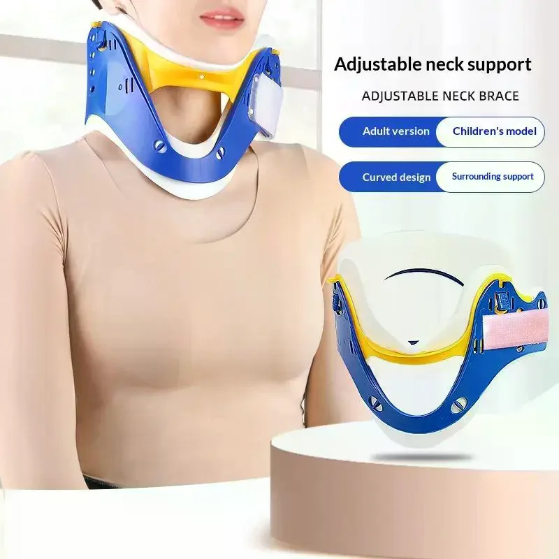Pro Neck Support Cervical Brace 360 Degree System Stretcher Therapy Tractor Orthosis For Adults Children