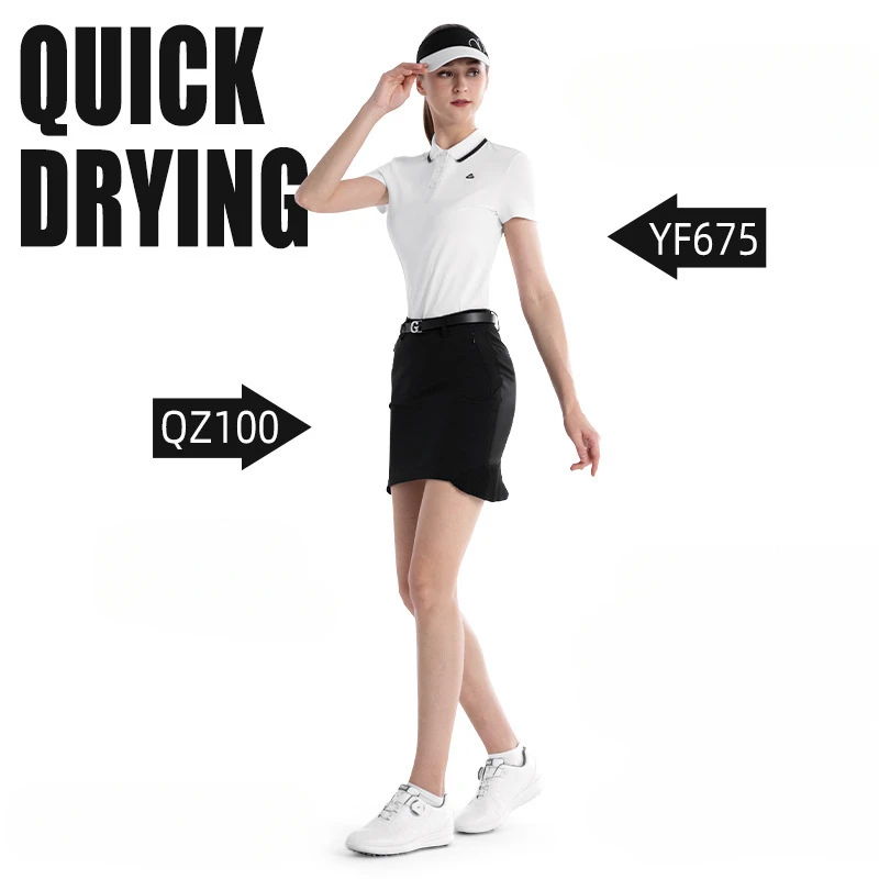 PGM Golf Short Skirt for Women Breathable Casual Outdoor Sports Wear Short Skirt That Wraps Around The Hips in Summer