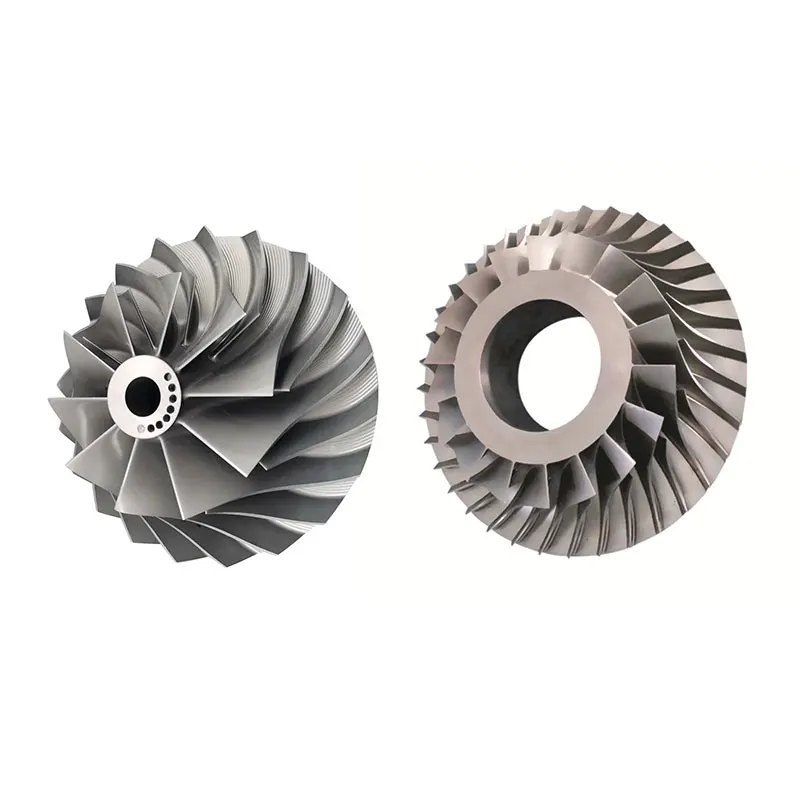 Детали турбокомпрессора Пользовательский насос Фрезерное никелевое рабочее колесо с ЧПУ OEM Обработка турбины с ЧПУ
