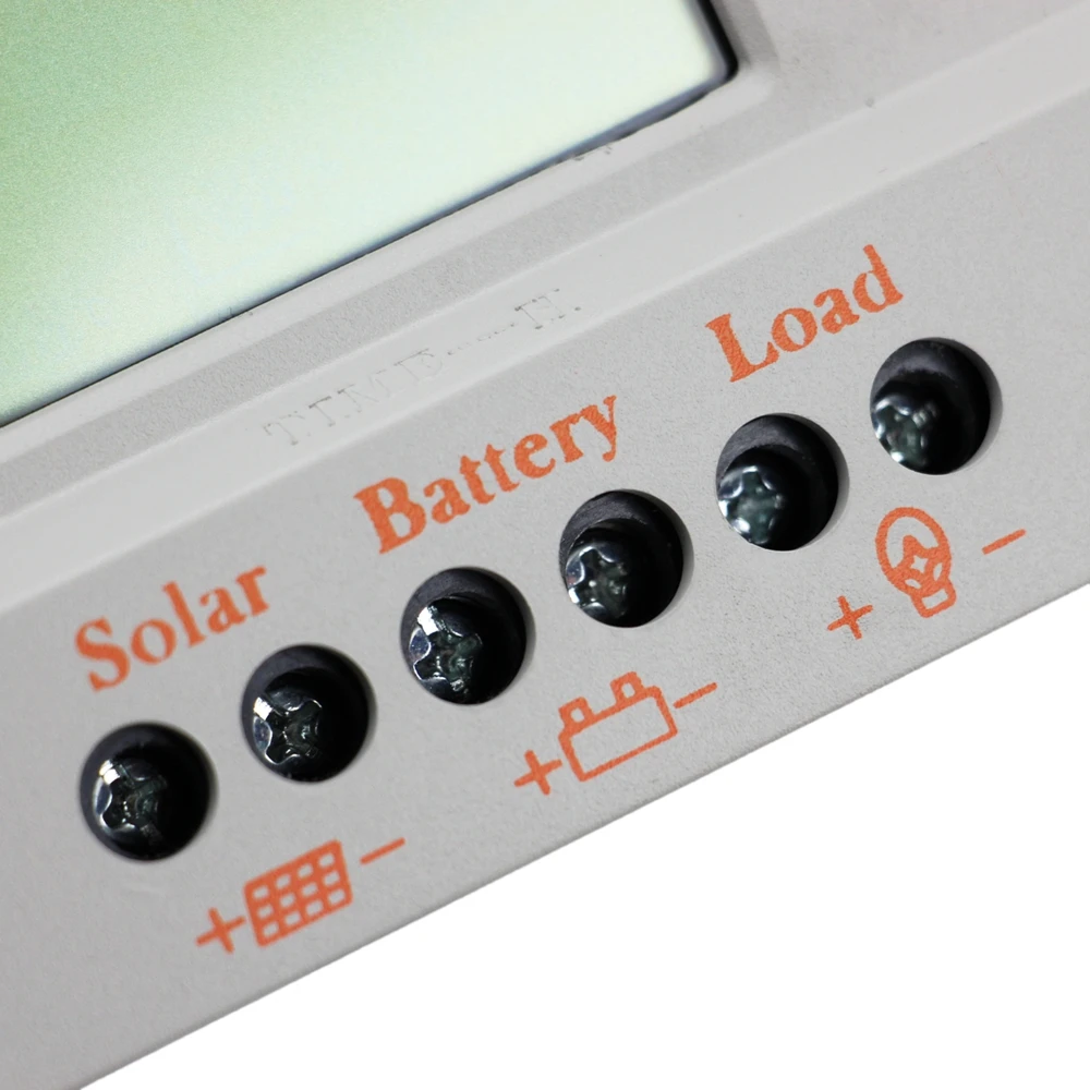 ECGSOLAX MPPT 30A Solar Charge Controller 12V 24V Auto Solar Panel Battery Charger Regulator Display Load Light Timer Controller