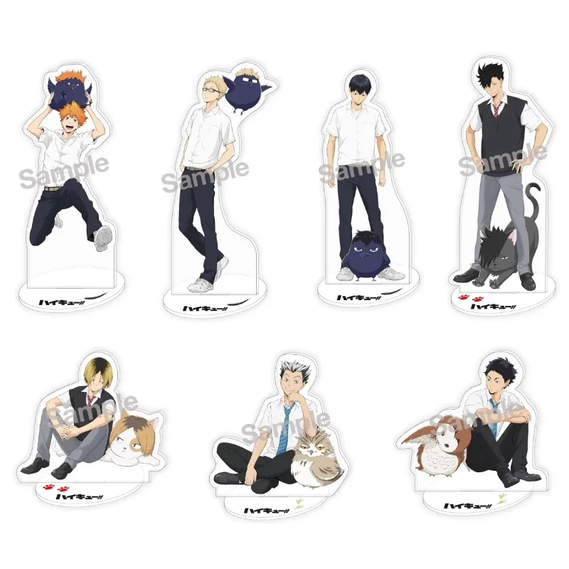 

Anime Kenma Kozume Tetsurou Kuroo Keiji Akaashi Shoyo Hinata Custom DIY Acrylic Stand Plate Cartoon Cosplay Character Prop