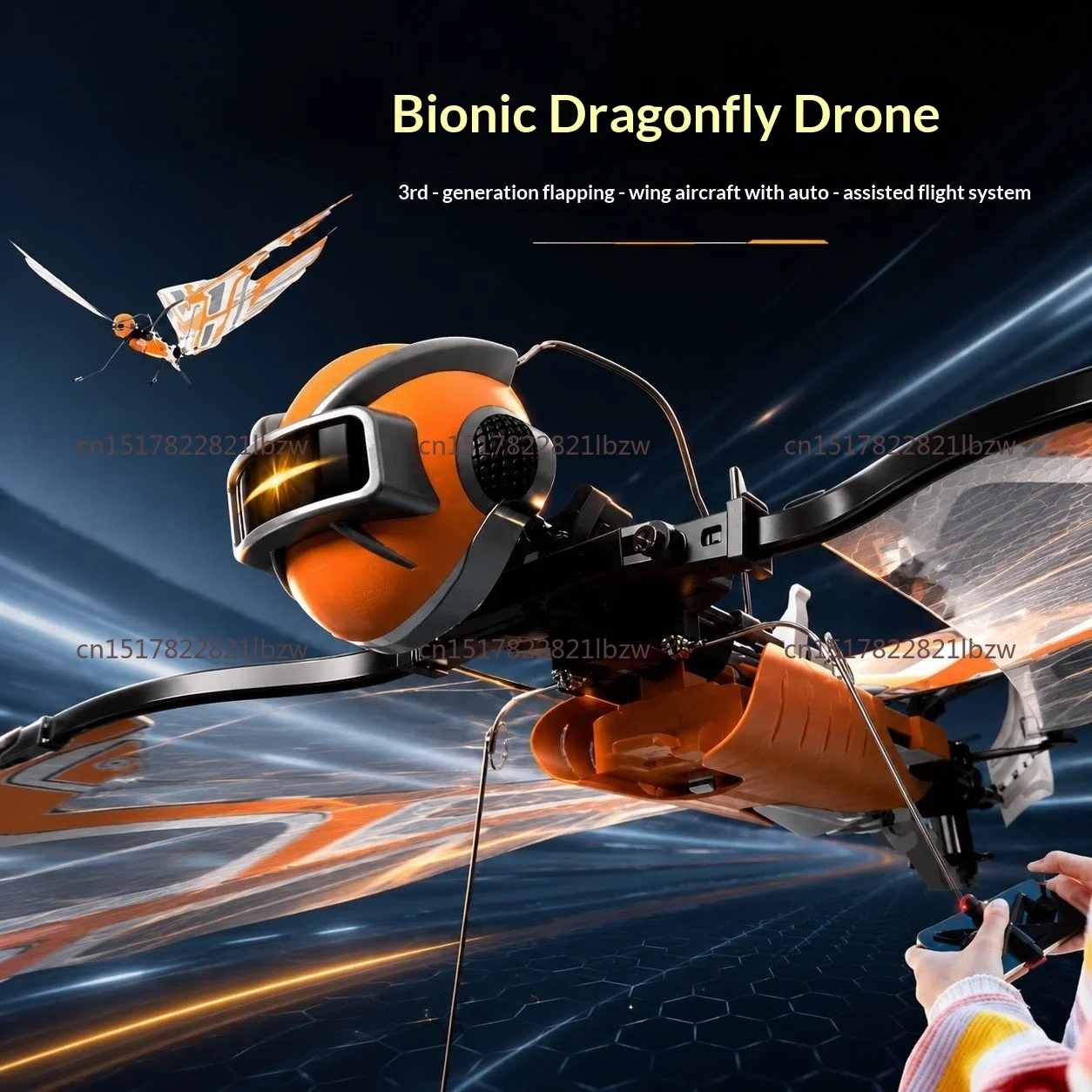 X-Fly Bionic Bird Dragonfly Intelligent Automatic Assisted Flapping Wing Aircraft Remote Control Drone