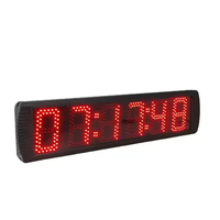 Single Sided Display Led 5 Inch Digital Wall Clock Outdoor Sports Running Timing Stopwatch Countdown Timer With Remote Control