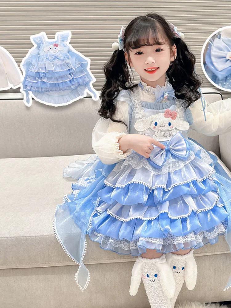 

Sanrio Half-Sleeved Tshirt Kuromi Girls Short-Sleeved My Melody Summer Shirt New Style Children Girl Cartoon Kawaii Shortsleeved