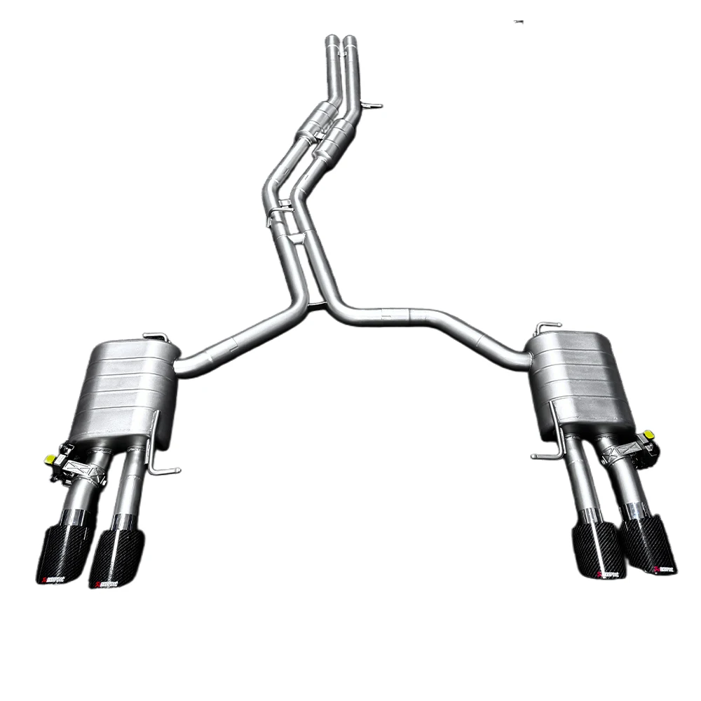 High Performance Valved Exhaust Catback System for A6 A7 C8 3.0 Exhaust - view 6