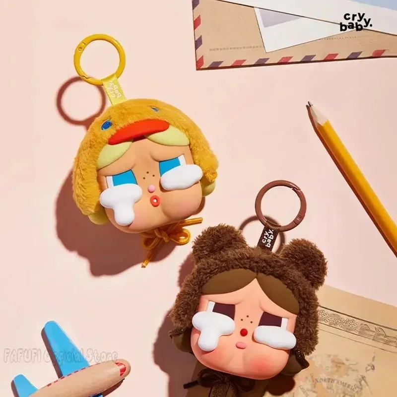 

CRYBABY Crying Again Series Earphone Bag Original Toys Doll Cute Action Anime Figure Desktop Ornaments Collection Gift