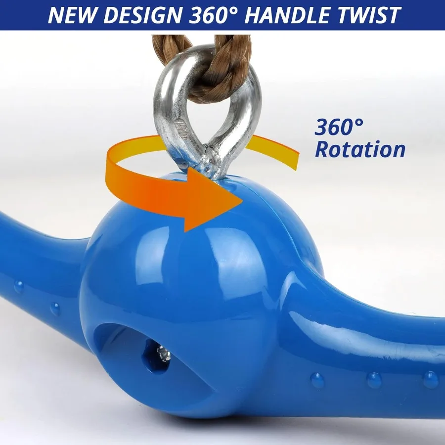 Twister Swing Spins Set: Slackline-hulpstukken 360-handgreep TwistSpin Flips Speelgoed Activeer Powers Warrior-accessoires Hangspeelgoed voor
