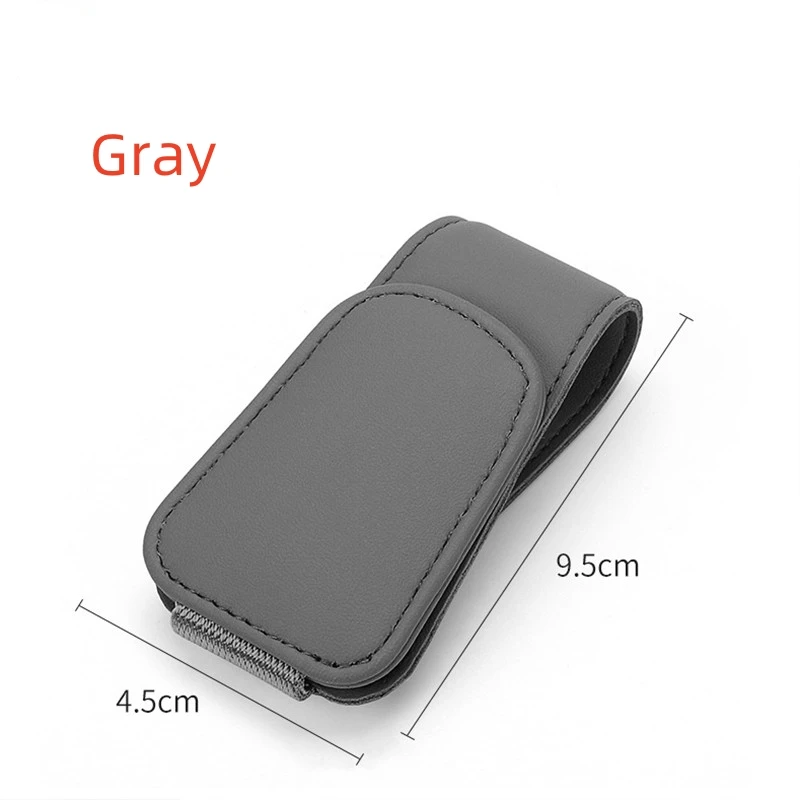 TICARVE Car glasses clip Microfiber car glasses frame Car visor storage box Car sunglasses clip Multi-function card clip