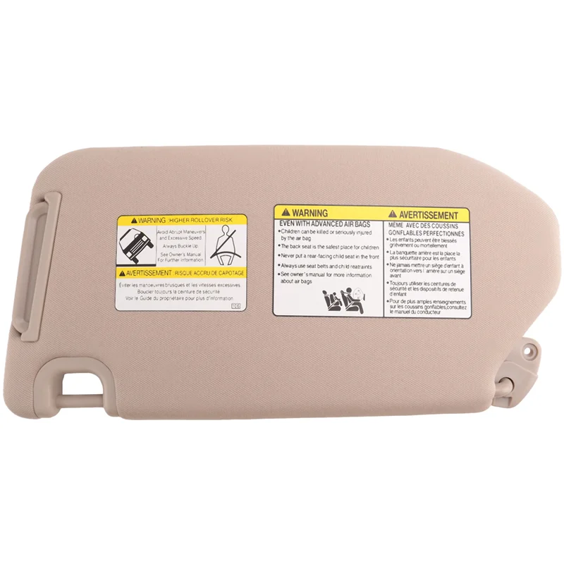 

Right Sun Visor Shade Wtih Light Beige For 2013-18 Pathfinder 2014-17 Infiniti QX60 2013 JX35 96400-9PB0A, 96401-9PB0A