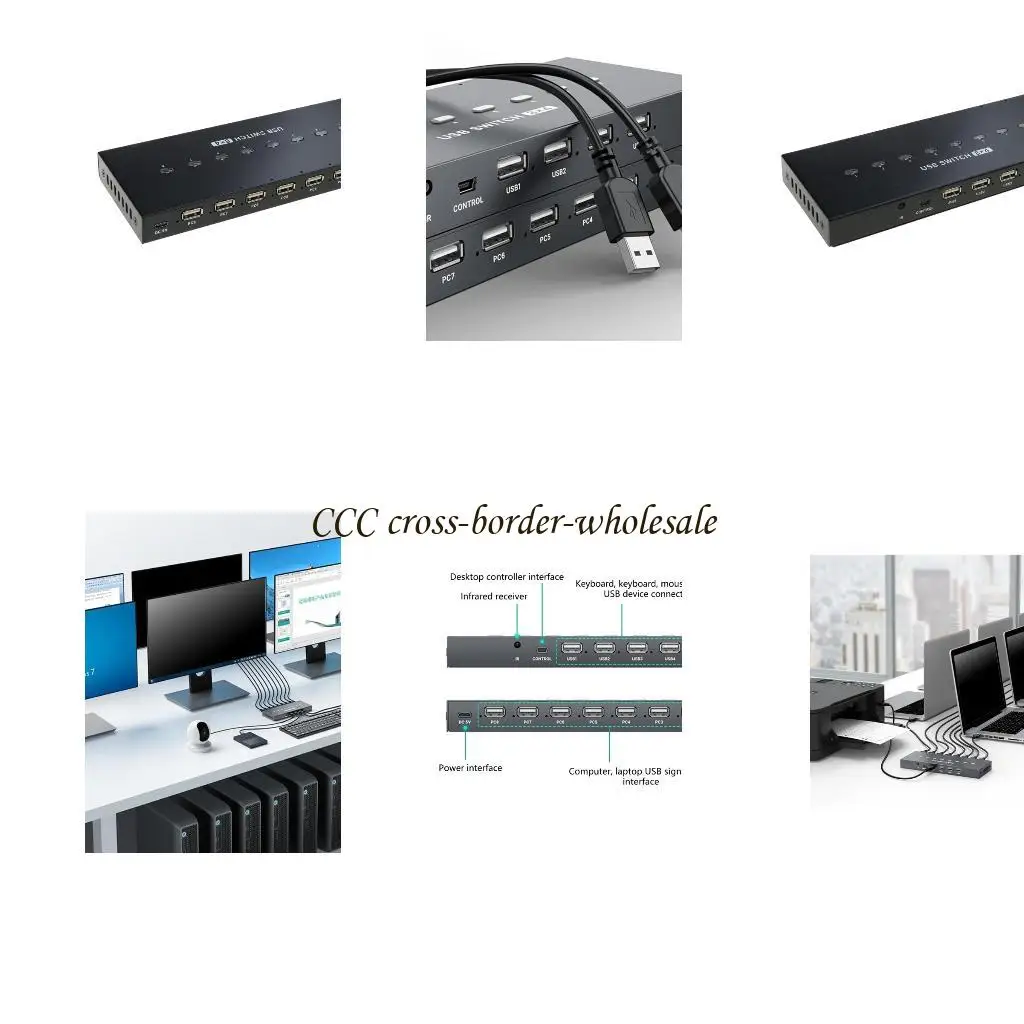 

L41F USB2.0 Руководство по переключению принтеров Selectors 8 PC Sharing 4 для компьютеров